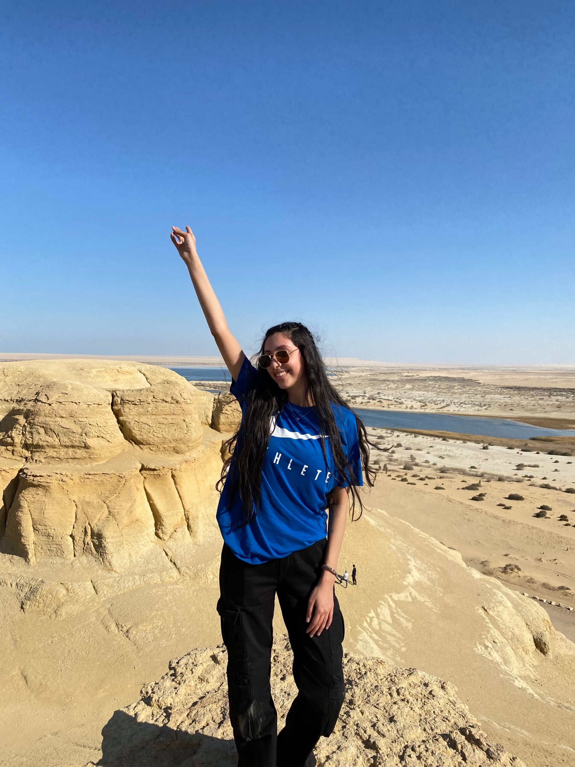 Desert landscape in Fayoum