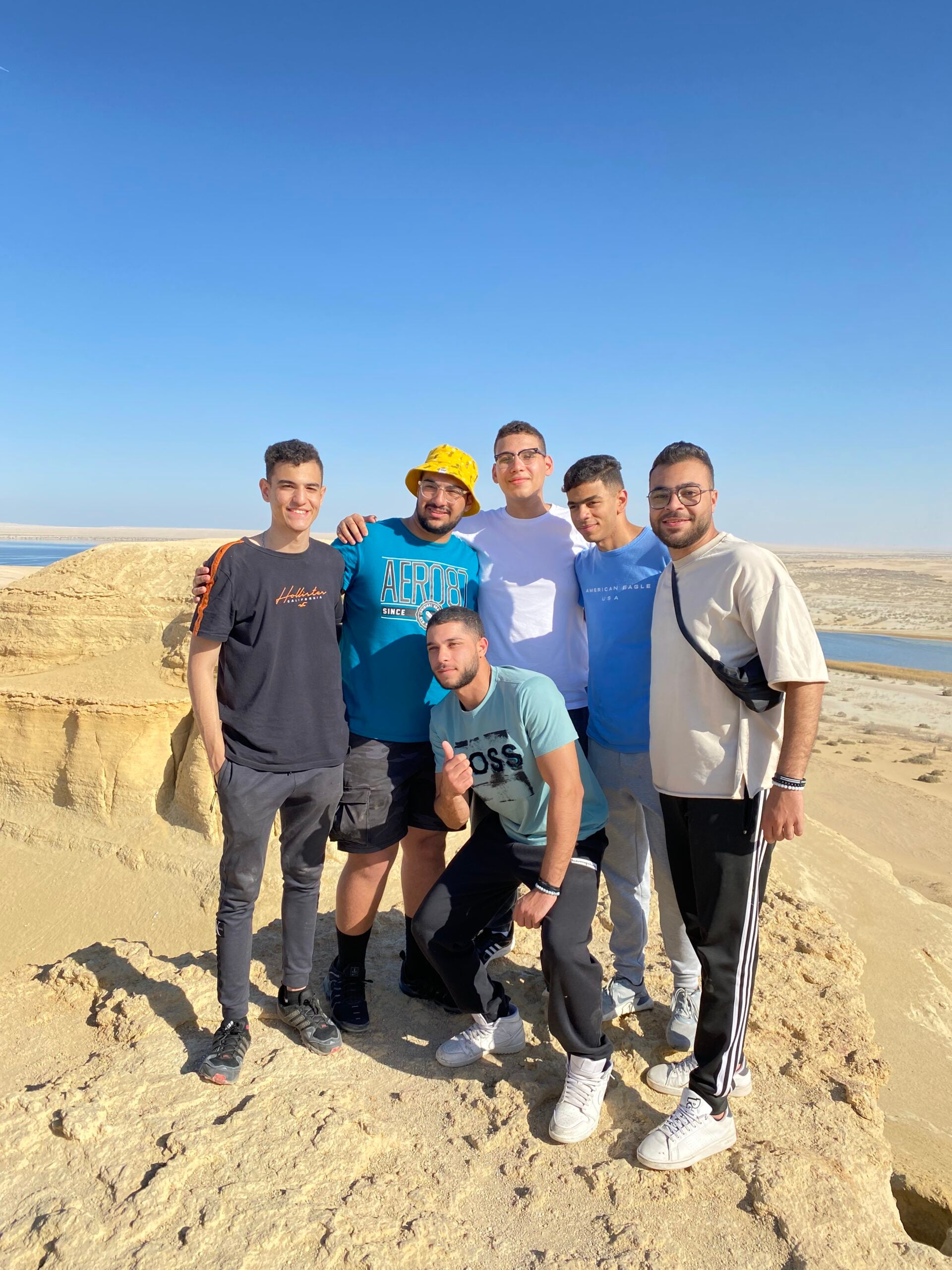 Group on the dunes